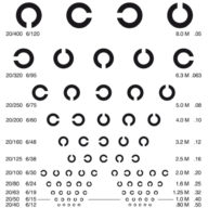 Landolt rings – pocket-card