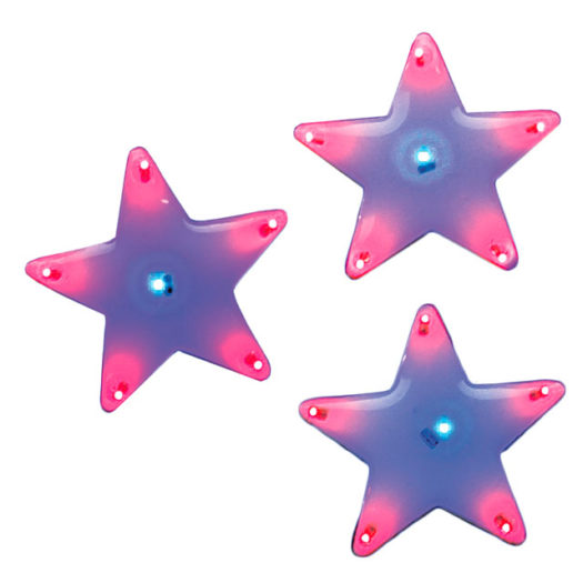 Fixation stars for retinoscopes (3 pieces)